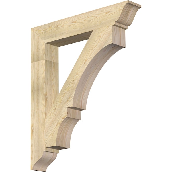 Ekena Millwork Balboa Traditional Rough Sawn Bracket, Douglas Fir, 6"W x 38"D x 44"H BKT06X38X44BOA01RDF - main
